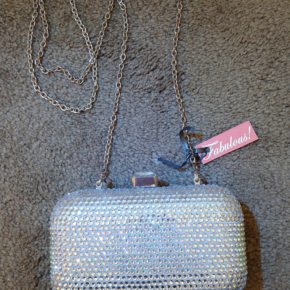 Rhinestone clutch